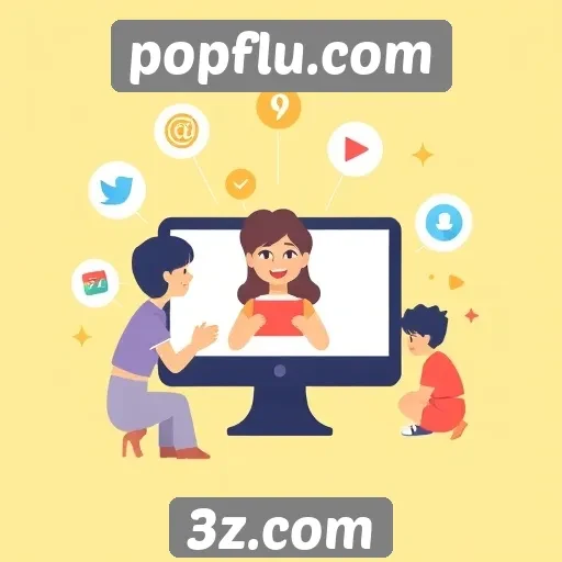 Exploração das funcionalidades sociais de popflu.com
